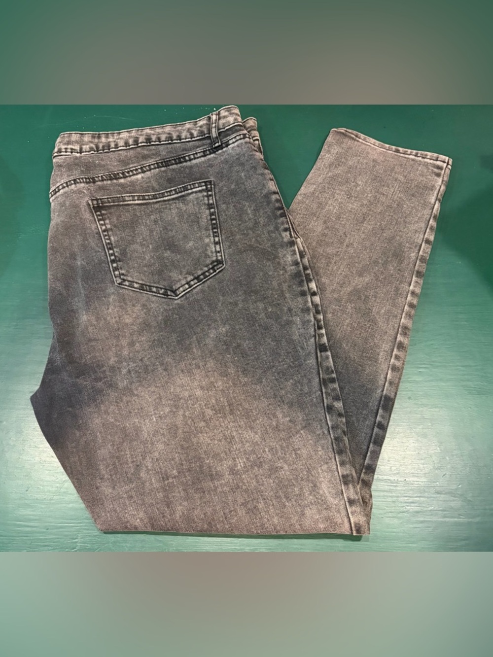 Faded Glory Charcoal Gray High-Rise Jeans
